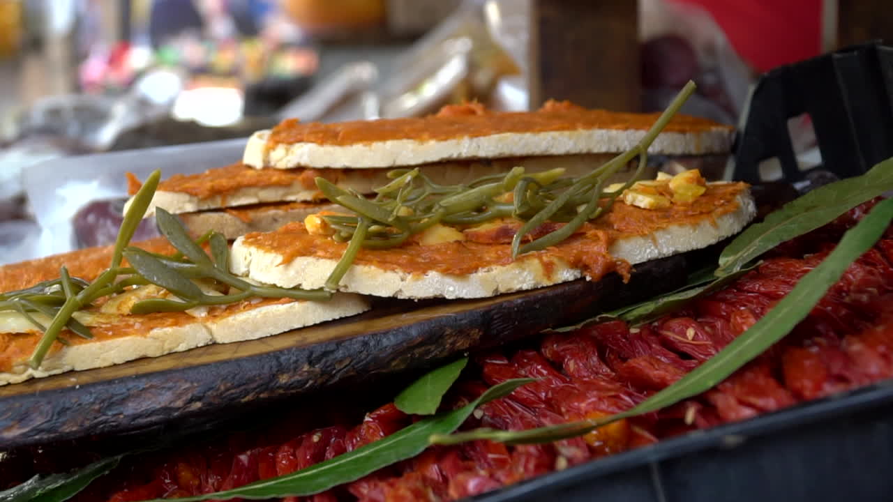 시장에서 파는 타파스