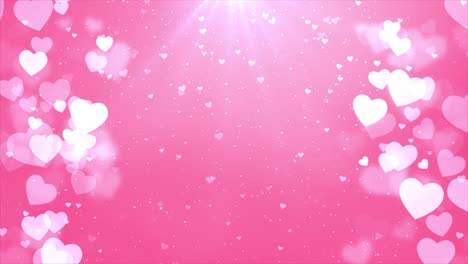 fondo de corazón rosado