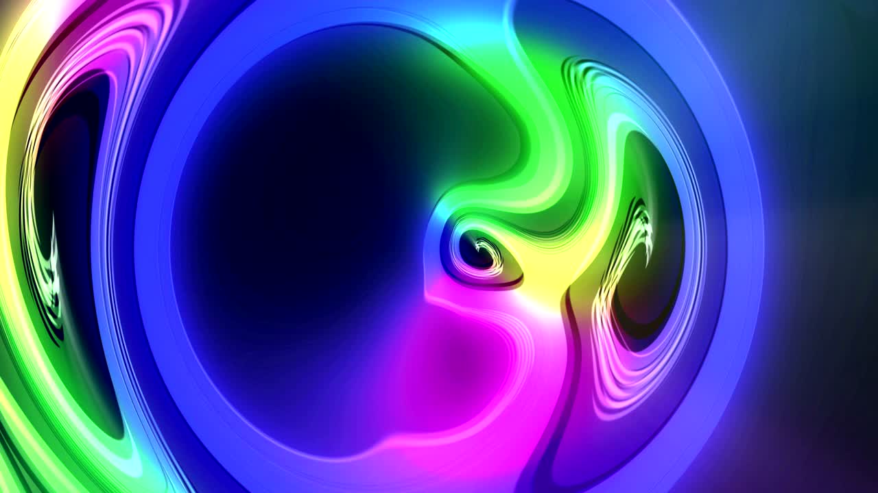 bucle de fondo de neón abstractamente colorido