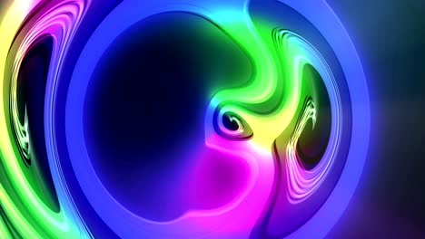 bucle de fondo de neón abstractamente colorido