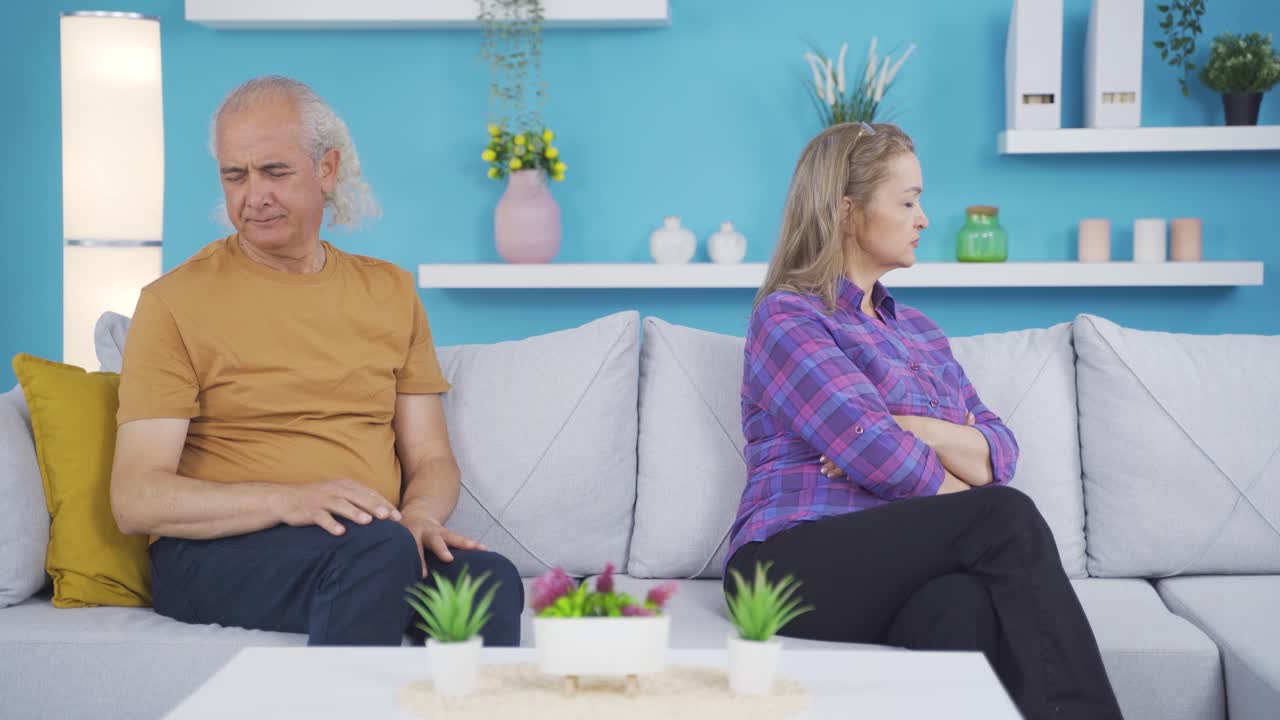 아내와 화해하고 싶은 남자.