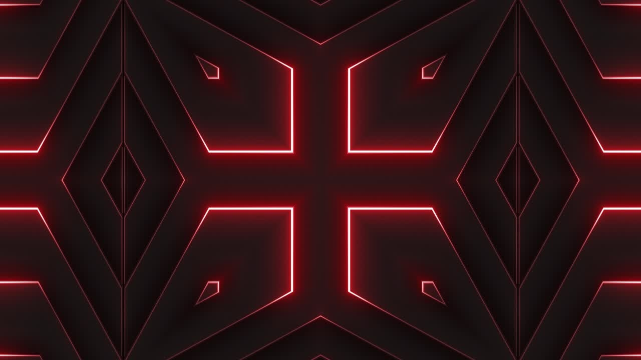 fondo de patrón de neón geométrico abstracto