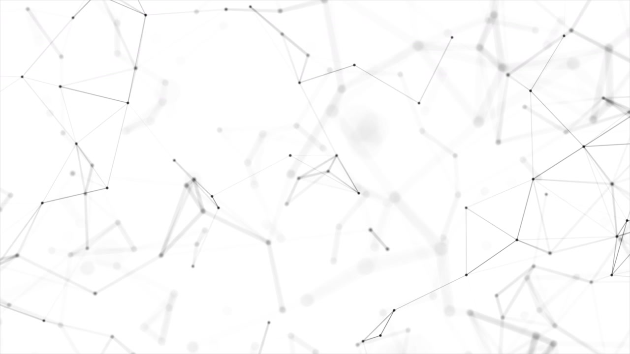 Futuristic technology molecular abstract plexus network