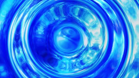 liquid pattern like waves in looped motion. 3d stylish abstract blue bg of wavy surface like brilliant liquid glass with beautiful gradient colors. 4k trendy colorful fluid animation.