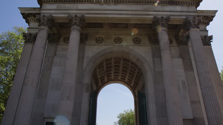 Arco de Wellington con cuadriga en la cima