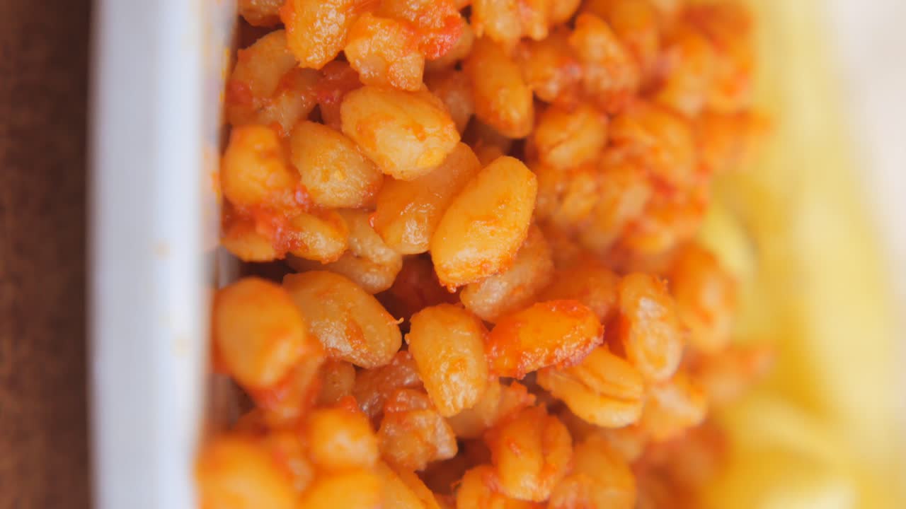 Close-up of Cooked Bulgur with Tomato Sauce