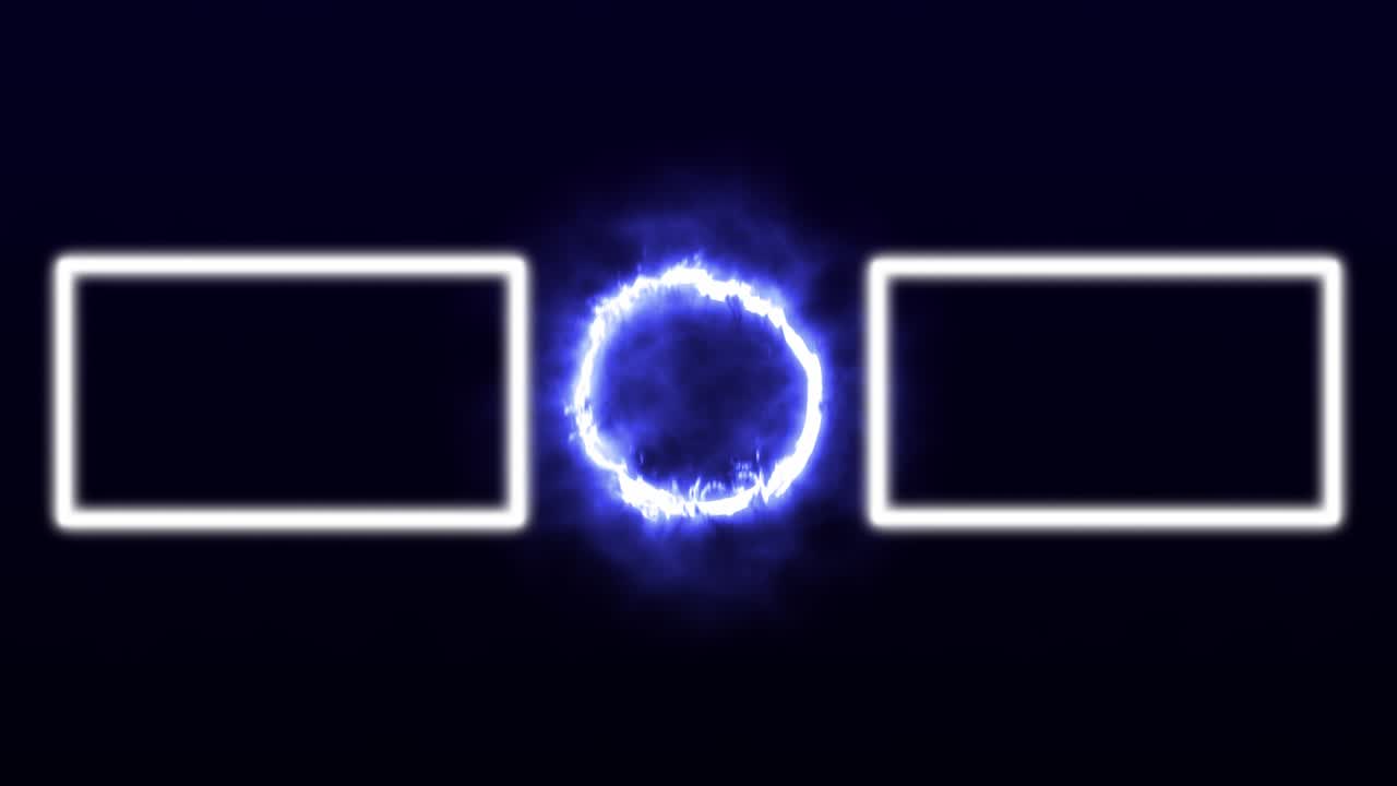 컬러 플레임 엔드 카드 엔딩 스크린 모션 그래픽