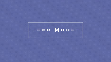 Modern-Cyber-Monday-text-in-frame-on-blue-gradient