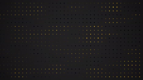abstract tech background with little yellow squares. dark black grey business backdrop.