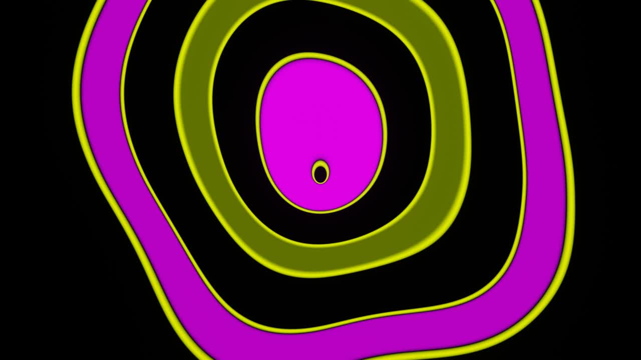 animación sin costuras de líneas de neón pulsantes