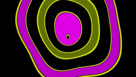 seamless animation of pulsating neon lines