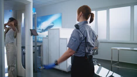 control de seguridad del aeropuerto