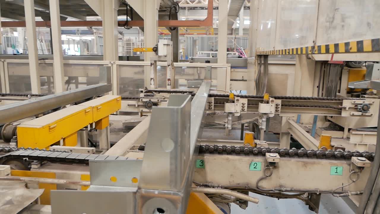 Factory Assembly Line Manufacturing Process
