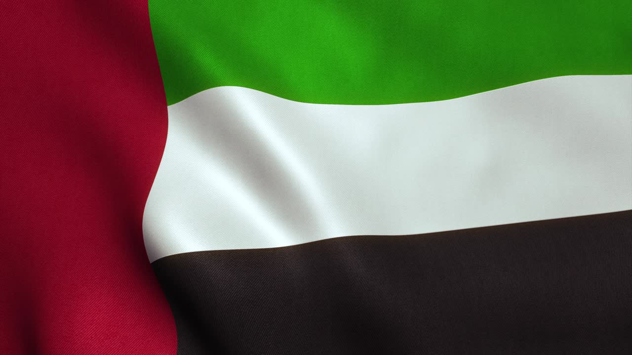 bandera de los emiratos árabes unidos
