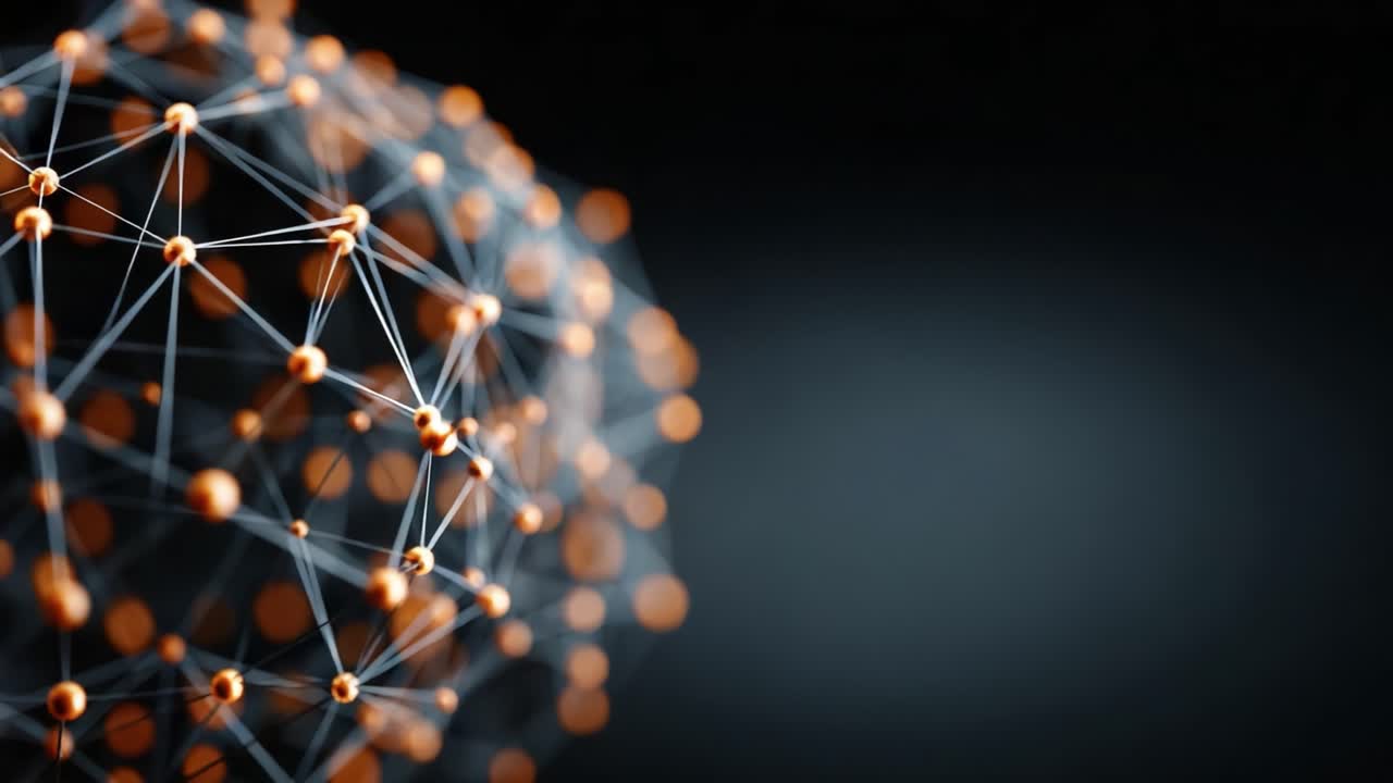 An Abstract Representation of a Geometric Structure Formed by Interconnected Nodes and Edges, Highlighting the Intricate Relationship Between Geometry and Technology