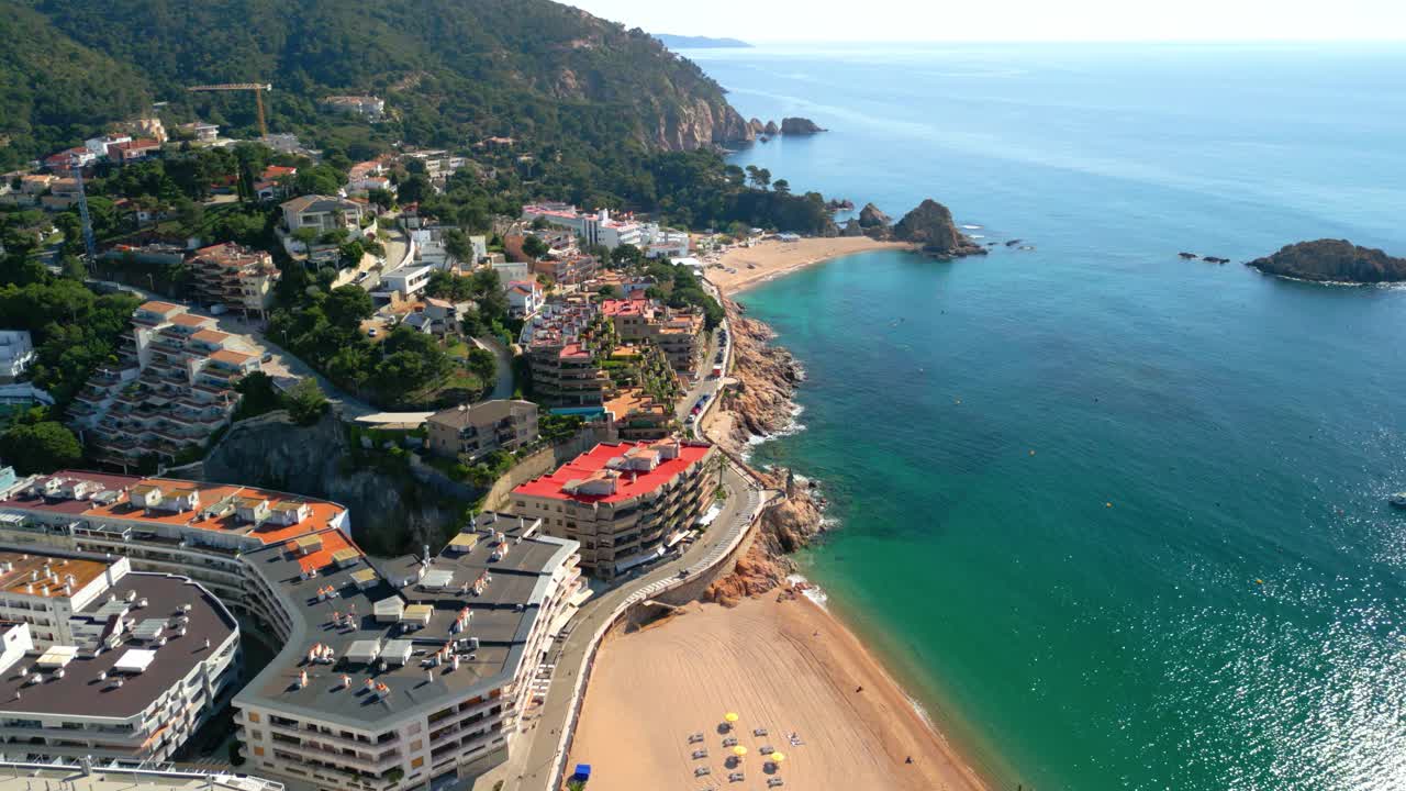 Tossa de MAr in costa brava mar menuda beach