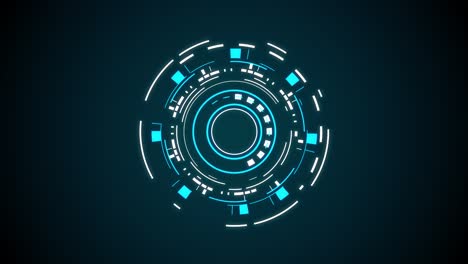 hologram hud frame interface circle interfaces concept design of frame equalizers data futuristic