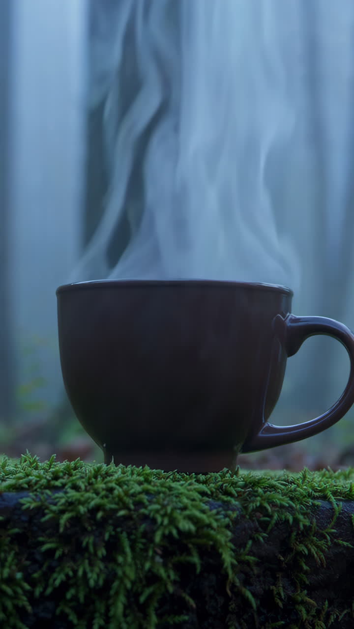 Hot Tea in the Misty Forest