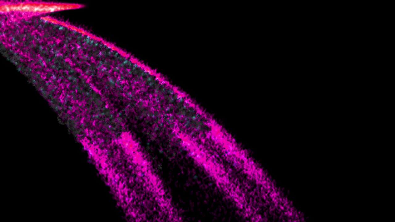 animación de partículas de color de llama gráficos de movimiento
