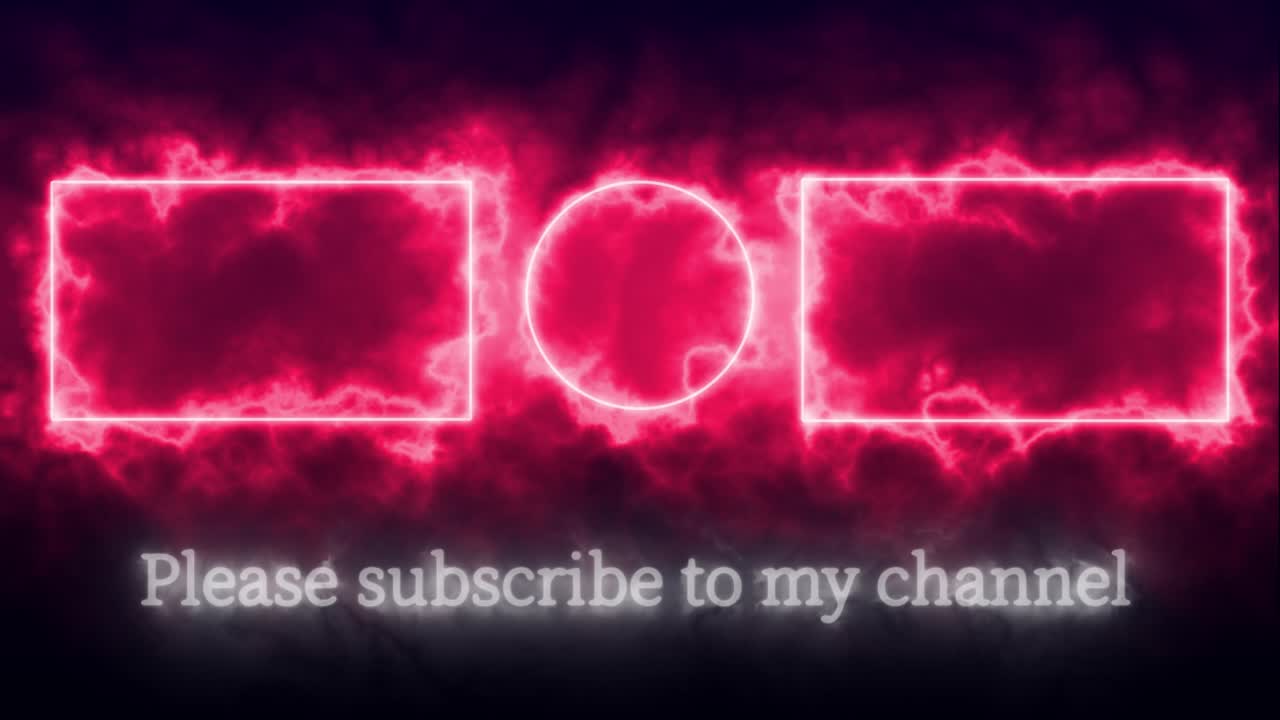 반이는 끝 카드 끝 화면 모션 그래픽