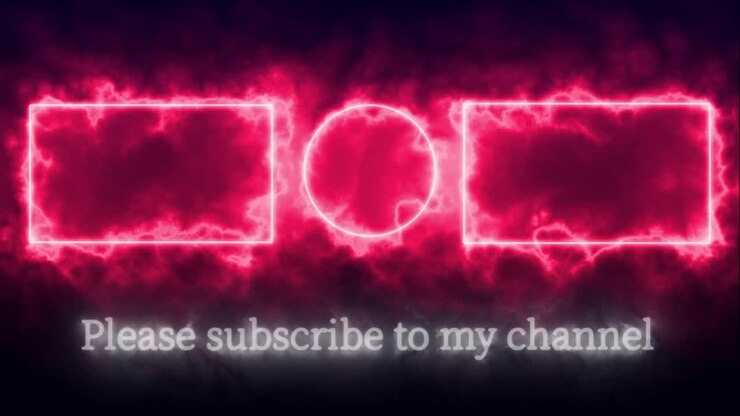 Flashy shine end card ending screen motion graphics