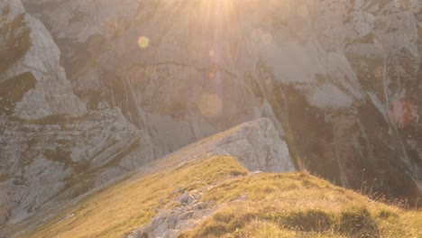 hiking through the julian alps in the triglav national park in slovenia