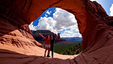 couple's adventure in sedona's stunning red rock landscapes