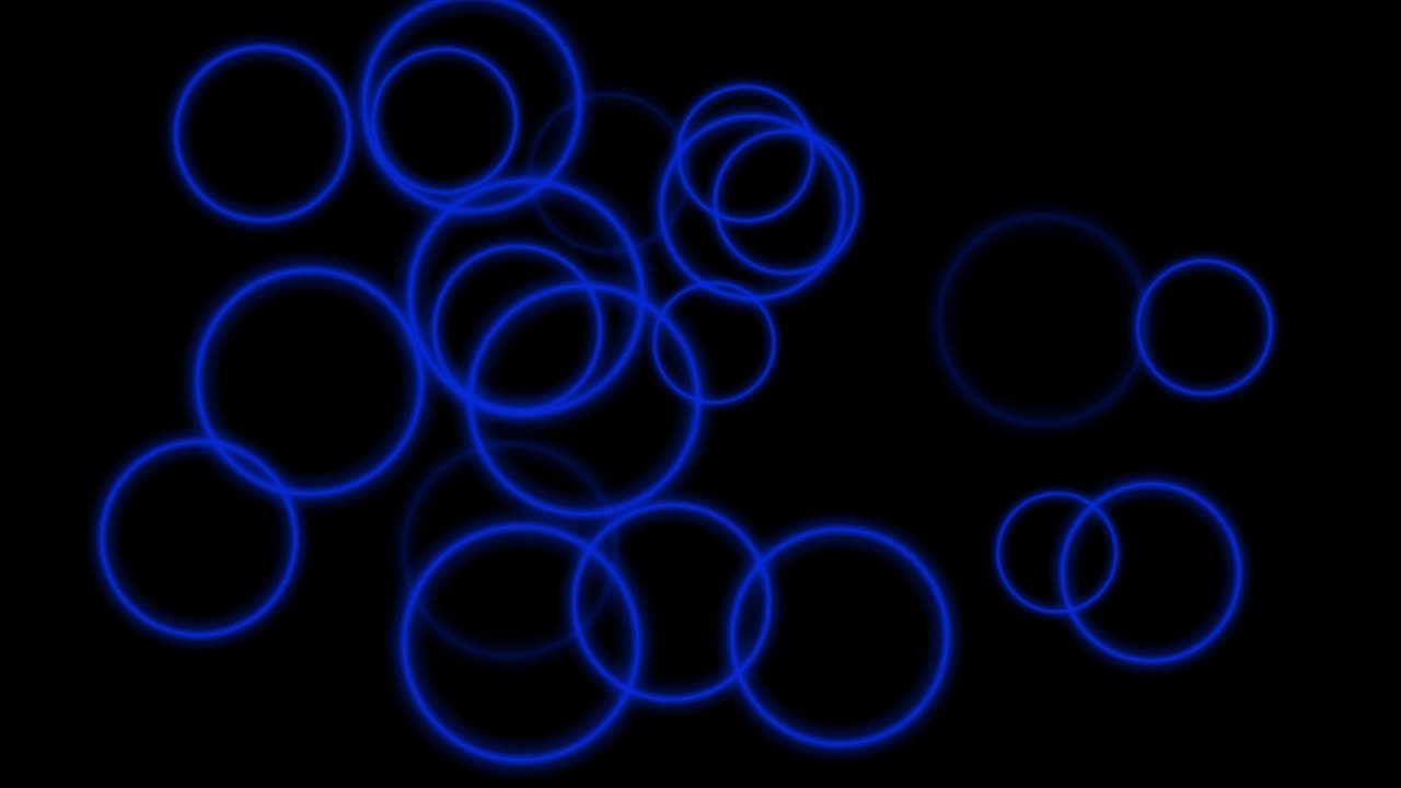 animación de partículas de forma de anillo gráficos de movimiento