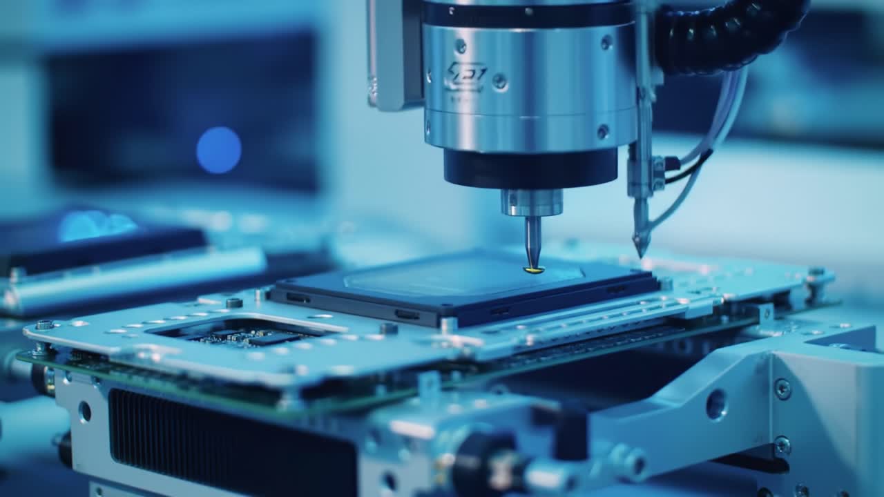 Automated Semiconductor Chip Assembly