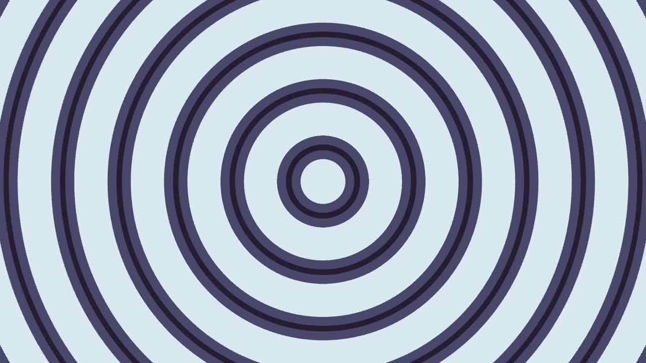 gráfico de animación de círculos ilimitados de ilusión fantasma