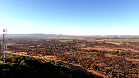 telecommunication tower on mountain keeping rural farming communities connected
