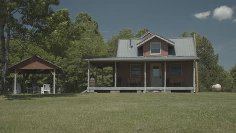 rustic cabin in the countryside