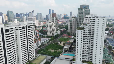 exclusive high-rise residences line bangkok’s upscale phrom phong district