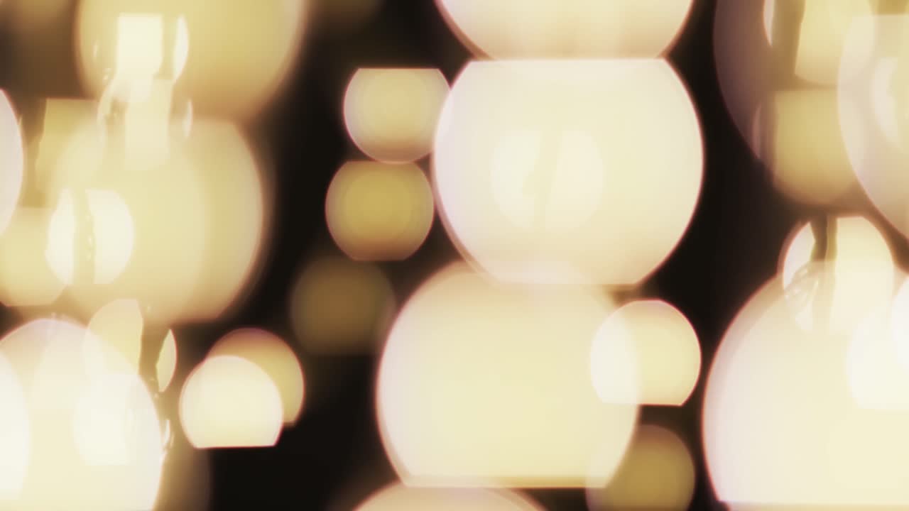 복사 공간과 함께  ⁇ 박이는 노란색 보케 스 ⁇ 의 비디오