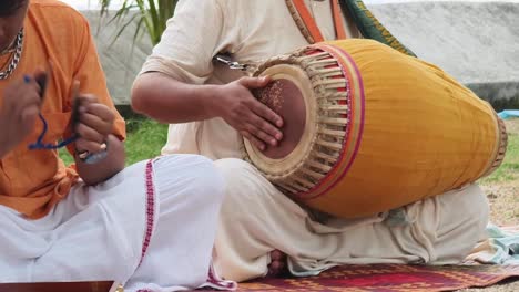 traditional indian drum performance