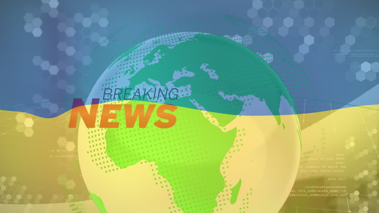 우크라이나의  ⁇ 발에 대한 글로브의 애니메이션과 최신 뉴스