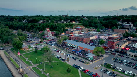 aerial over st