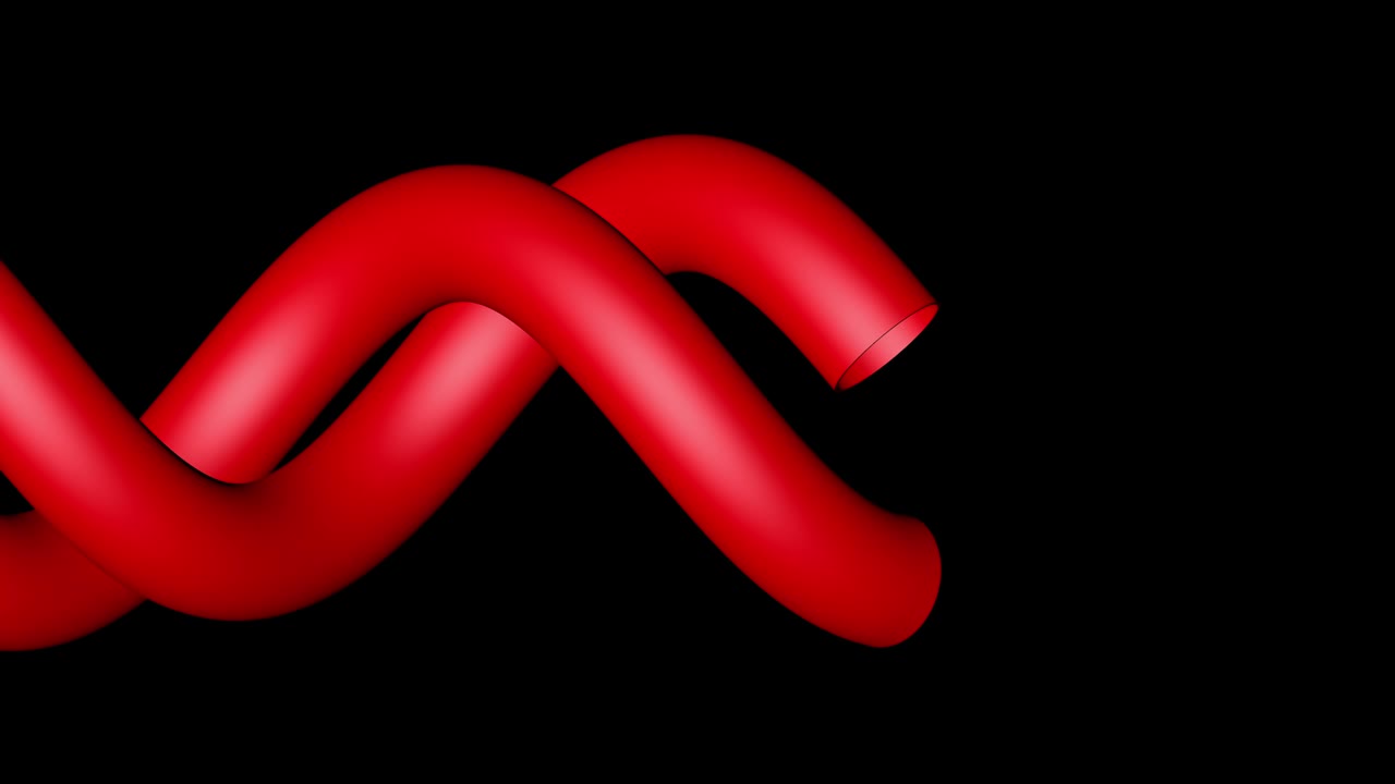 추상적인 모양이 휘어지는 것