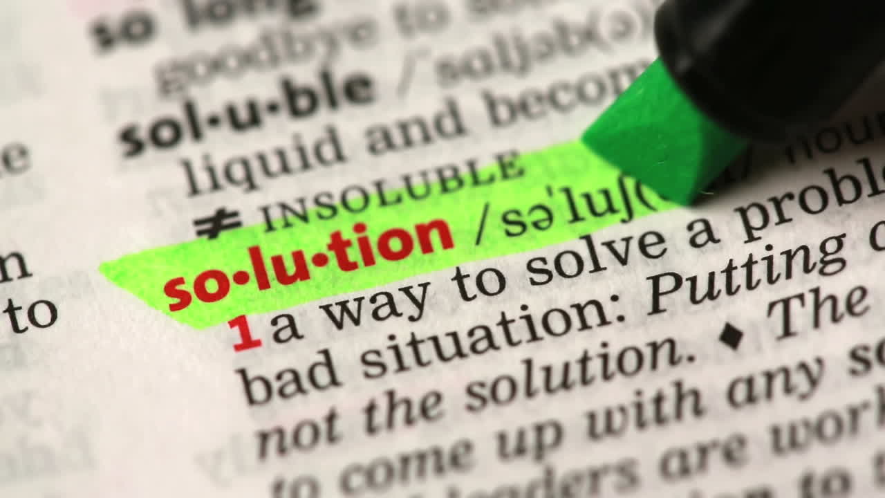 Definition of solution