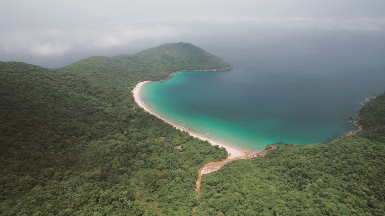 Ilha Grande, Aventureiro Plajı, Angra dos Reis, Rio de Janeiro, Brezilya.