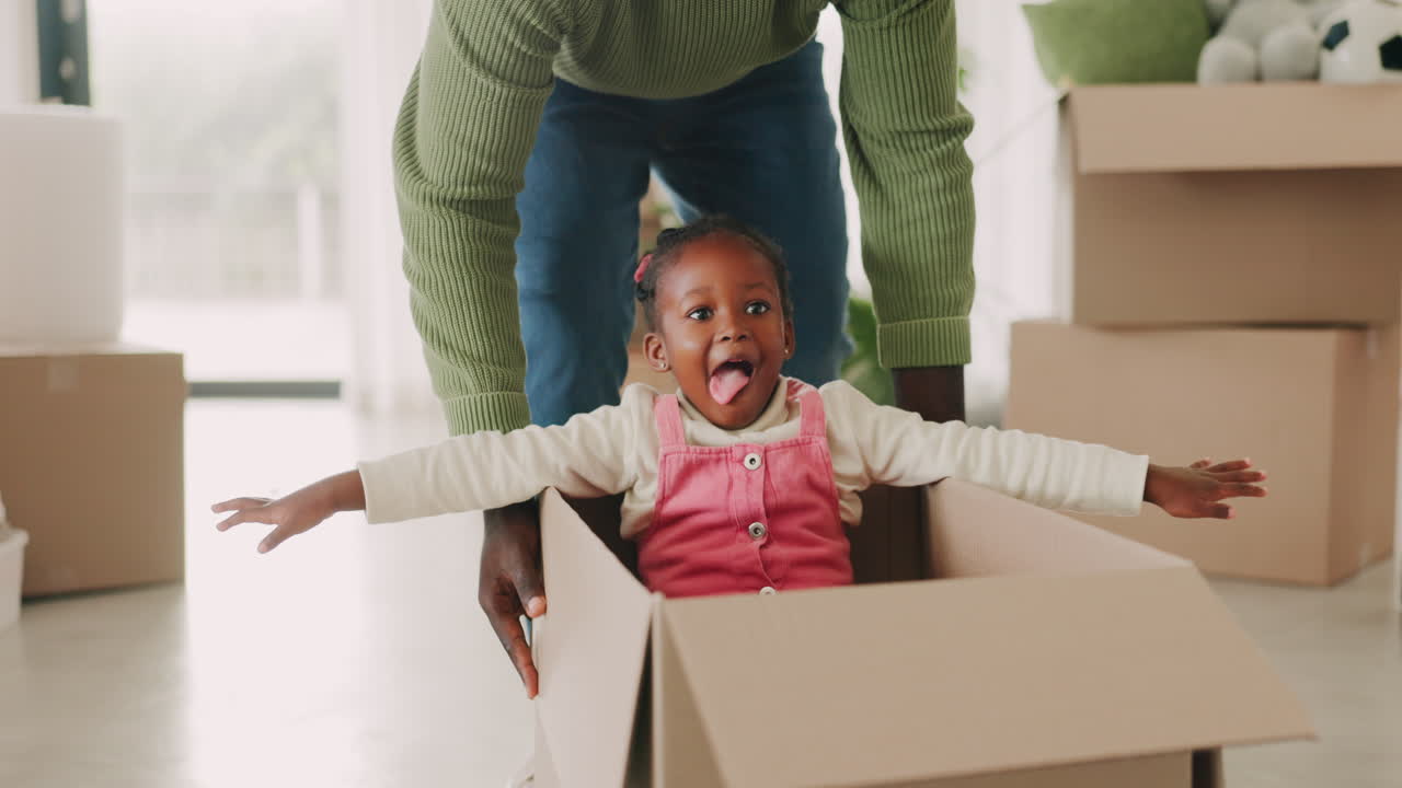 Moving, happy and help with black family