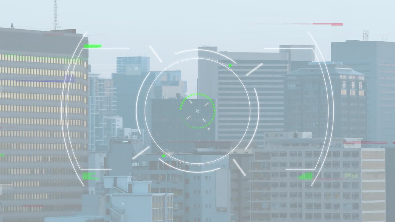 범위의 애니메이션과 도시 풍경에 대한 데이터 처리