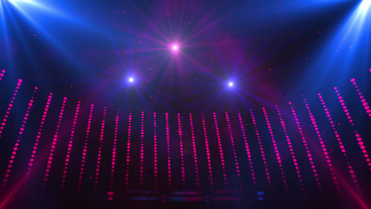 Blue Red Light Stage Backdrop Loop Background