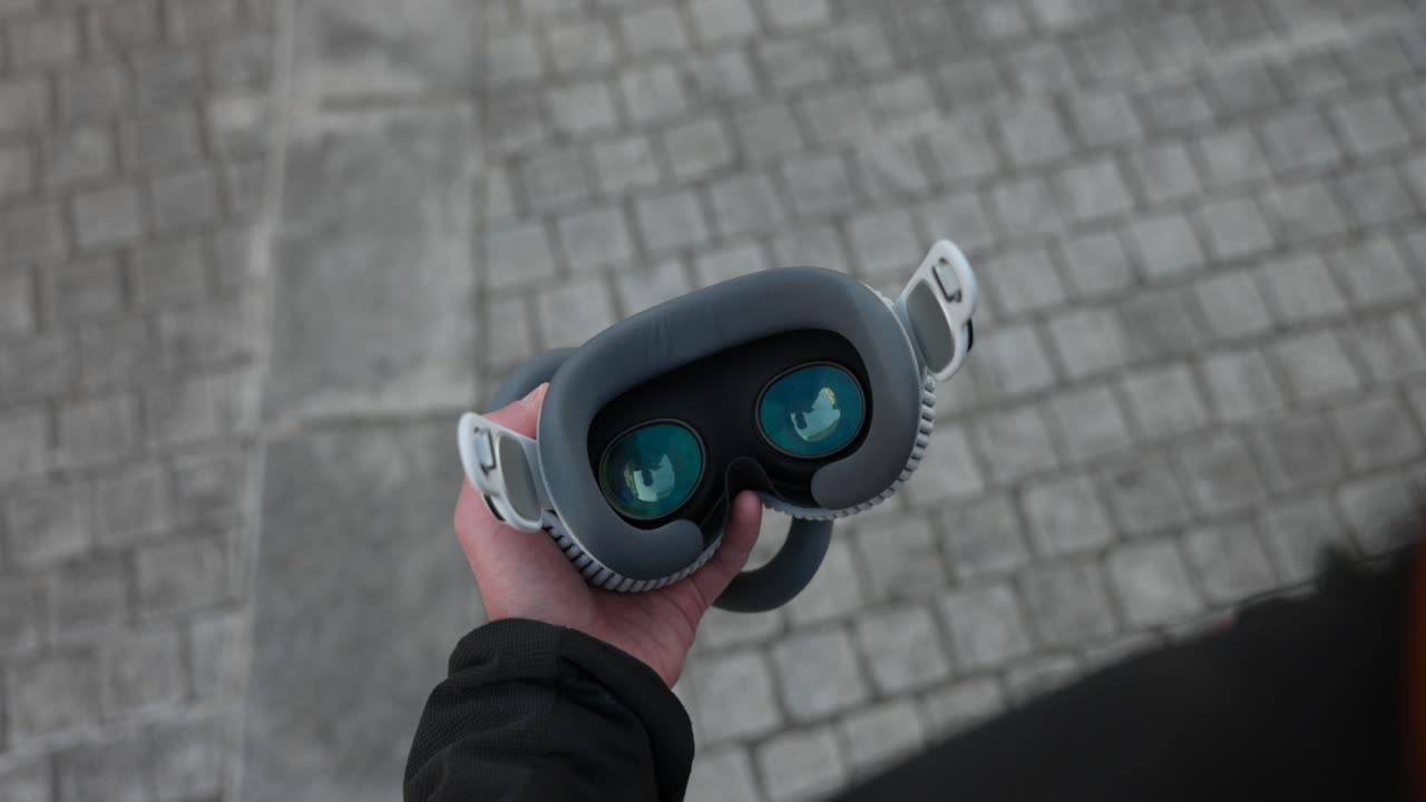 fijación del cojín de sellado a la unidad de auriculares vr