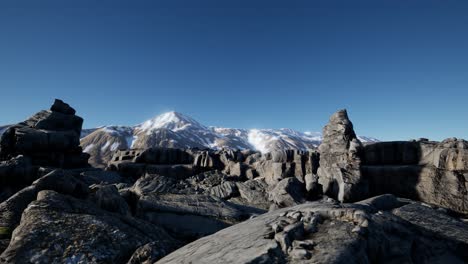 rocas y piedras en las montañas de los alpes