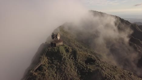 radar tower atop the iconic haiku staircase