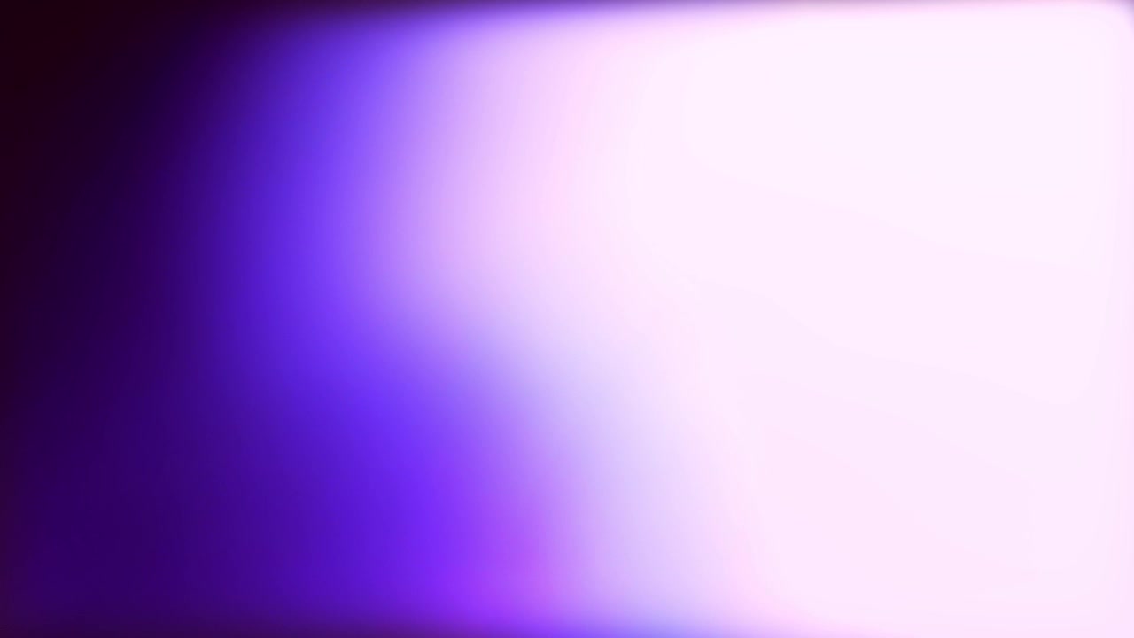 Dynamic Purple and Blue Light Leaks with Lens Flares