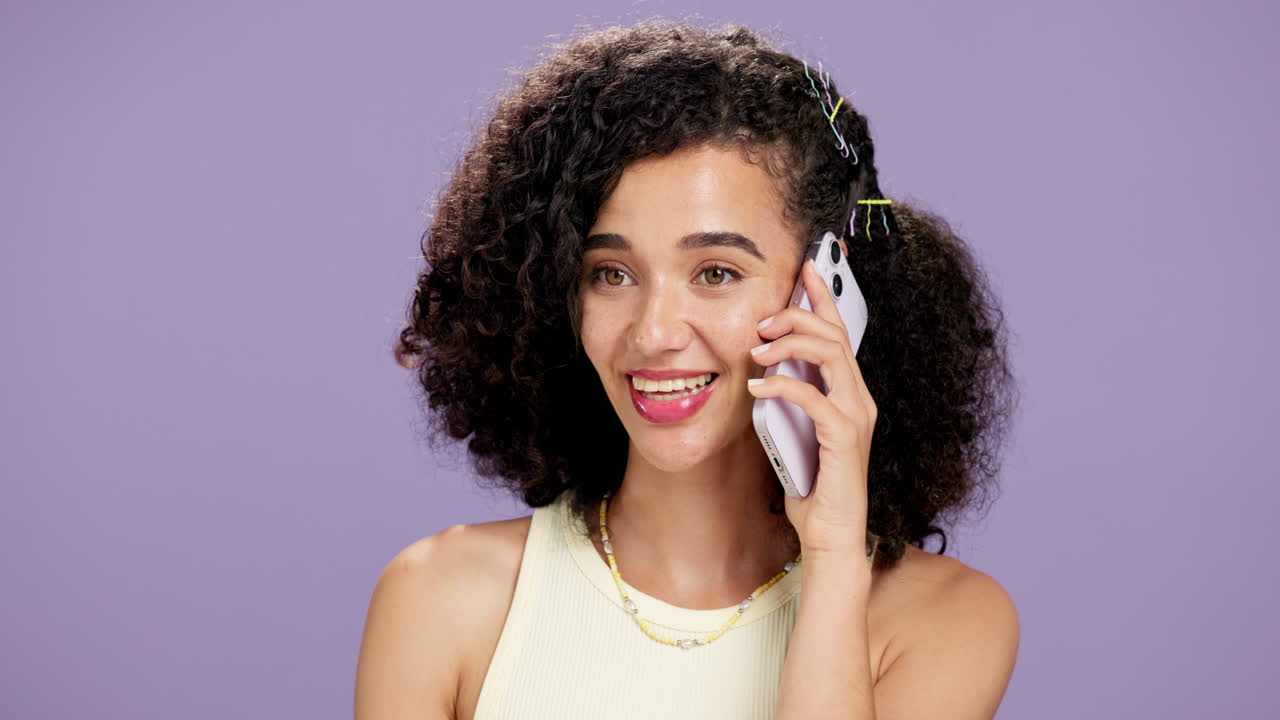 Woman talking on the phone