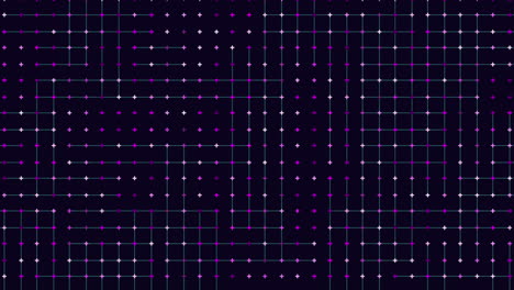 Contrasting-black-and-white-grid-pattern-with-interconnected-squares