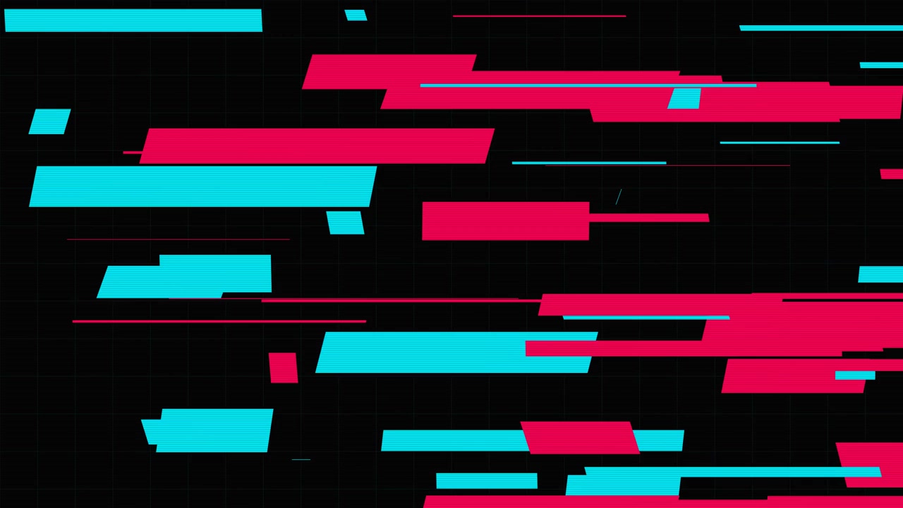 Abstract Motion Graphics with Geometric Lines and Shapes